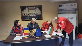 РАБОТНА СРЕЩА ПО ПРОЕКТ „ПАРТНЬОРСТВА ЗА ПРЕОДОЛЯВАНЕ НА БЕДСТВИЯ ЗА СИГУРЕН РЕГИОН“ НА РУСЕНСКИ УНИВЕРСИТЕТ